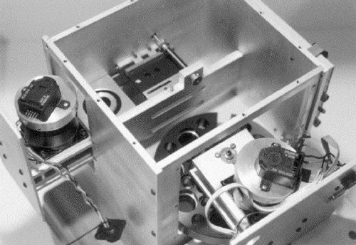 [IMAGE: polarimeter partially disassembled]